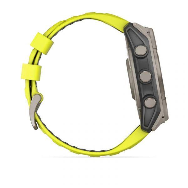 Smartwatch GARMIN fenix 8 (Redondo - Android, iOS - Digital - Grafite/Amarelo) — miniatura 3