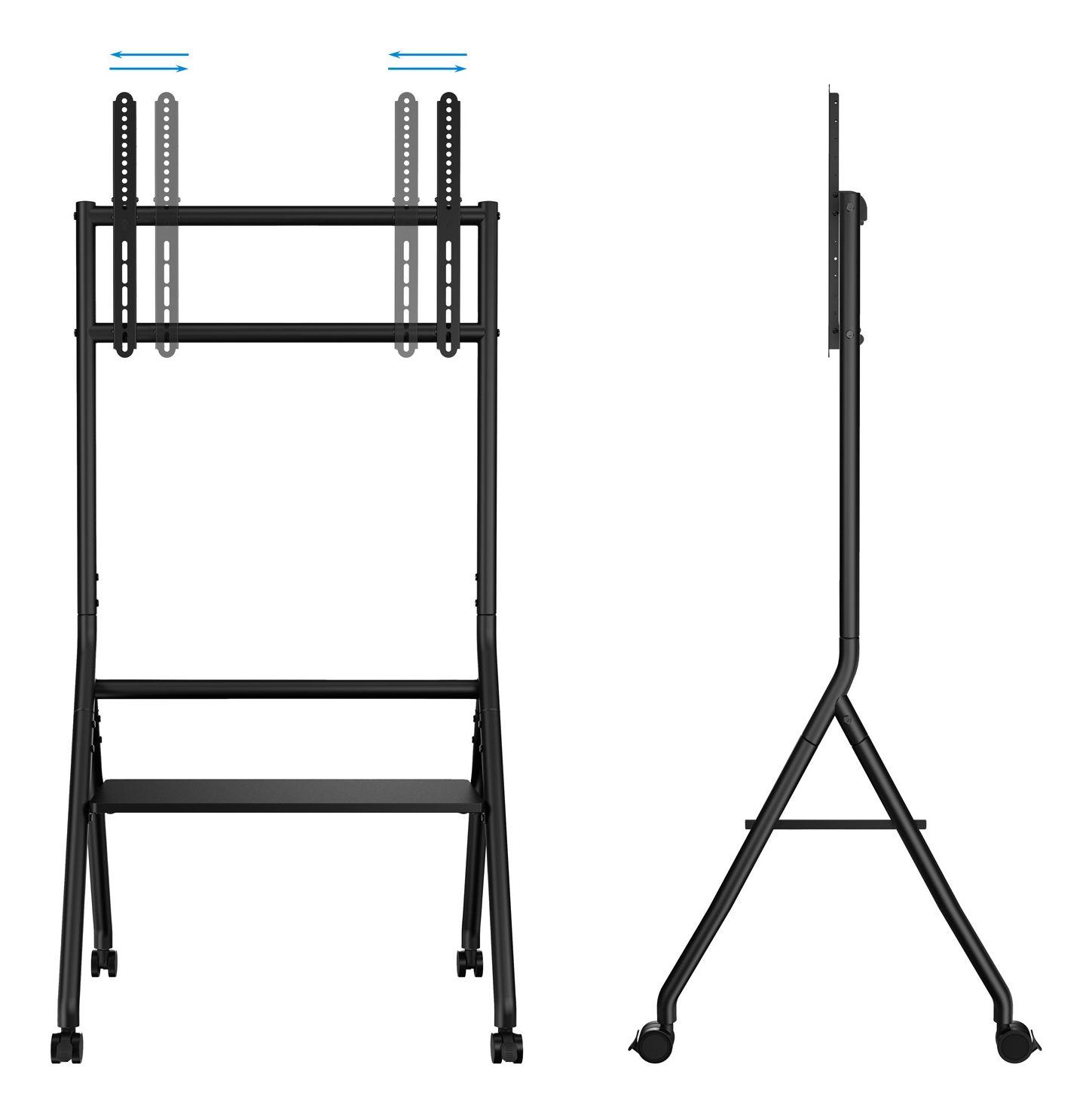 Suporte de Chão com Rodas TOOQ iDreams FS20206M-B (37"-86" - 80 kg - Preto), miniatura 2