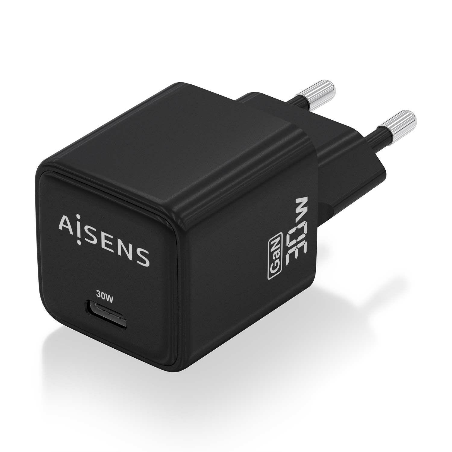 Carregador AISENS ASCH-30W1P036-BK (33 W - 30 W - Preto), miniatura 2