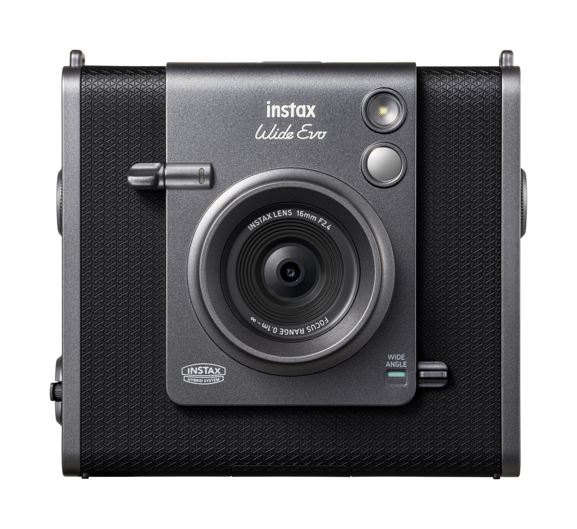 Máquina Fotográfica Instantânea FUJIFILM Instax Wide Evo (Aproximadamente 460 000 pontos - Preto)
