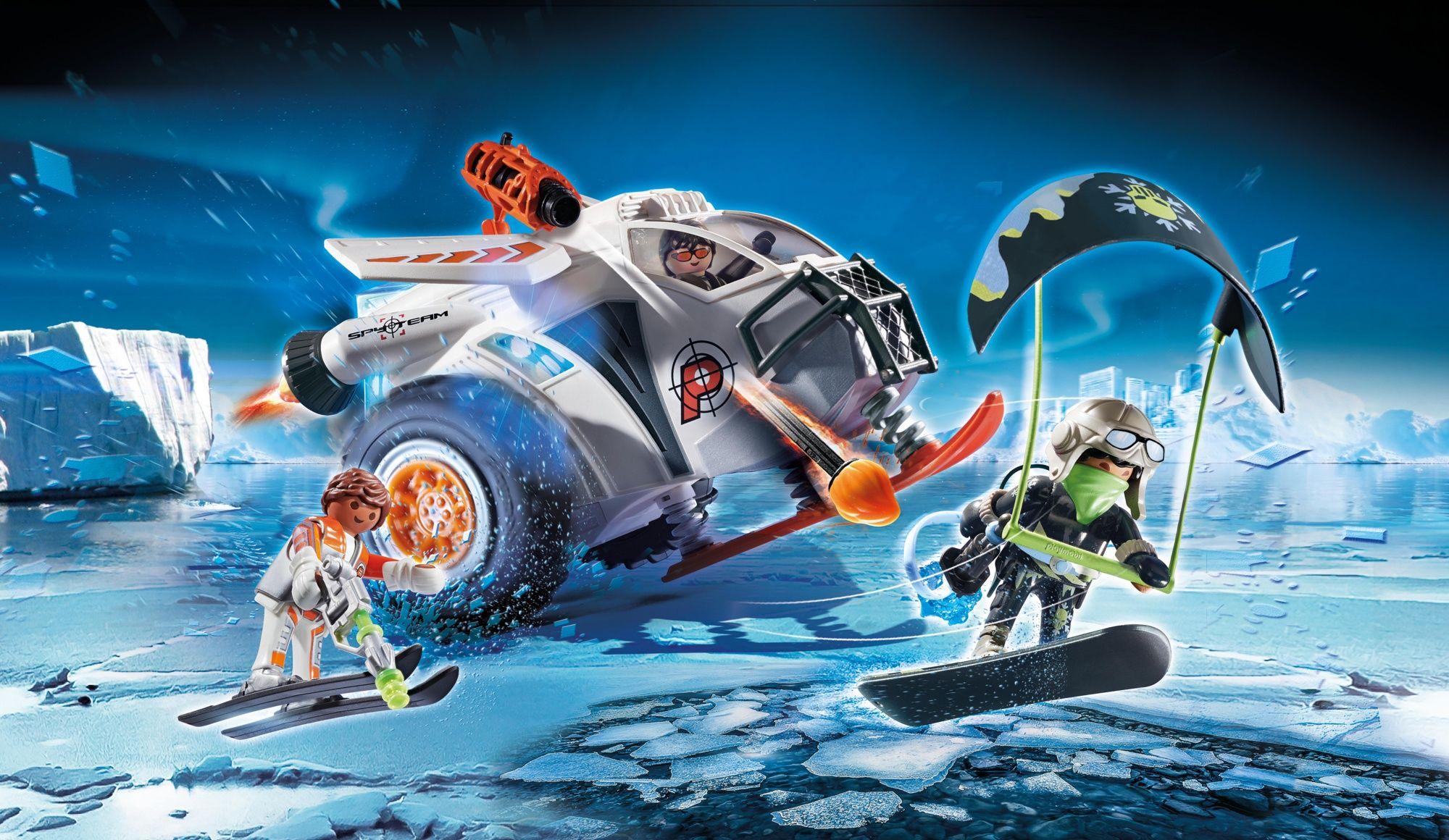 Planador de Neve PLAYMOBIL 70231 (Top Agents - A partir dos 6 anos - Multicolor)