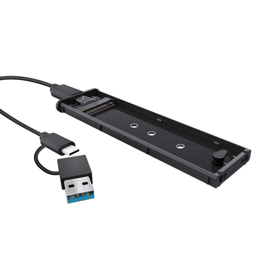 Caixa Externa para SSD M.2 TRUST 25806 (4 TB - 2230, 2242, 2260, 2280 - M.2 - Preto) — miniatura 3