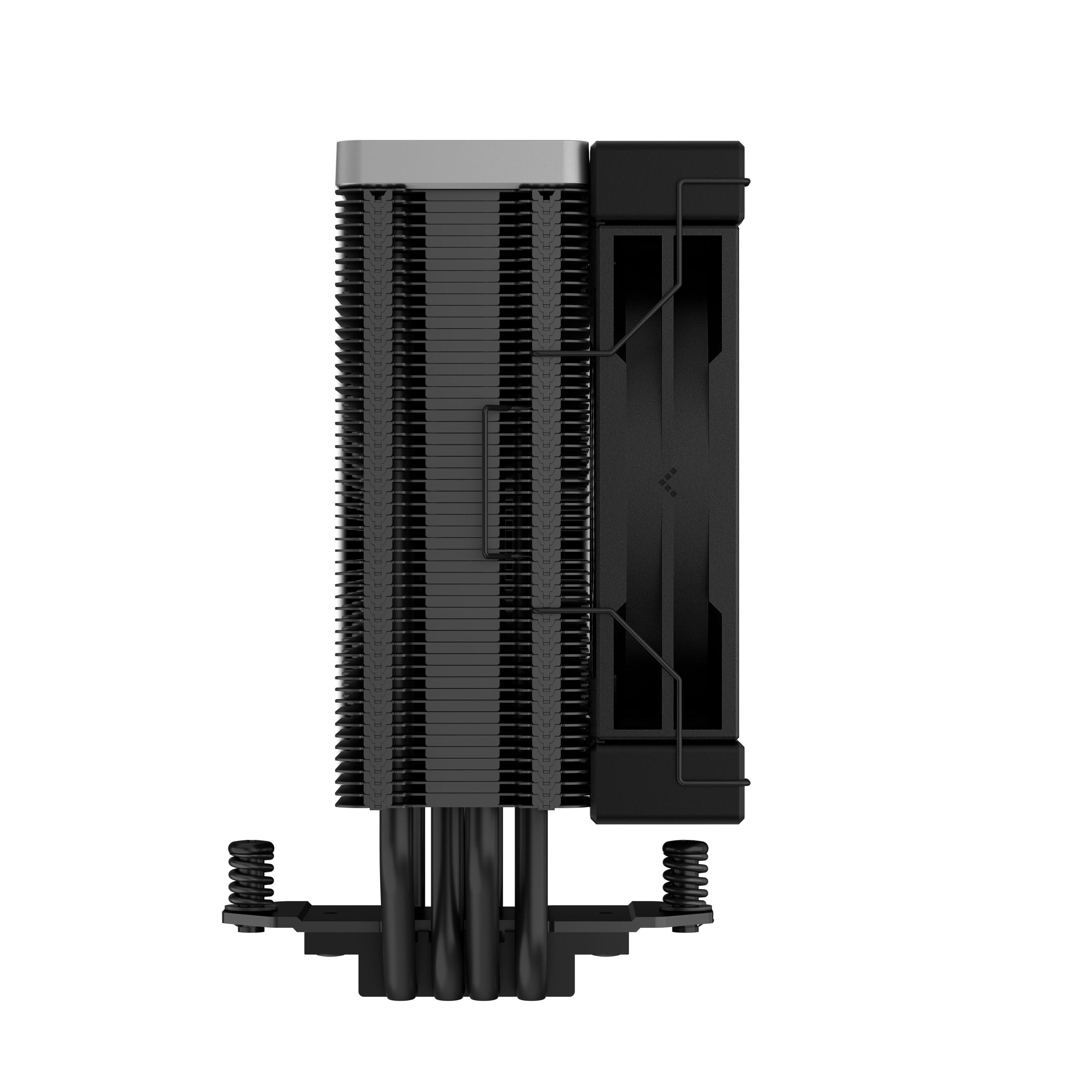 Cooler de CPU DEEPCOOL AK400 ZERO DARK (12 cm - 1 ventoinha - 1850 RPM - Preto) — miniatura 4