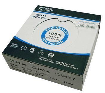 Cabo de Rede NANOCABLE 10.20.0302-EXT-BK (100 m - Cat5e - Preto) — miniatura 4