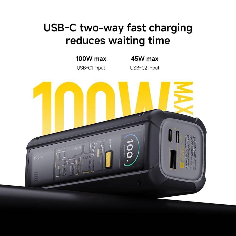 Powerbank XIAOMI 212W HyperCharge (25000 mAh - 90,8 Wh - 140 W - Preto), miniatura 4