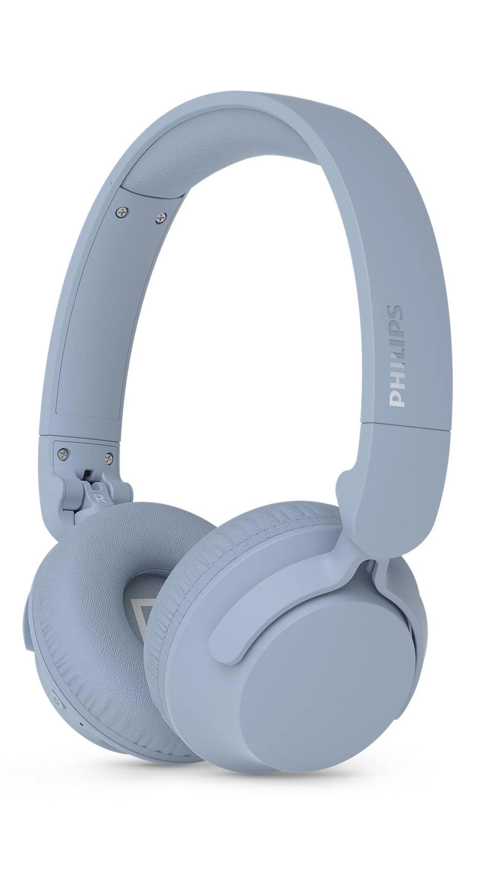 Auscultadores PHILIPS TAH4000LB/00 (Binaural - Sem fios - 3,2 cm - Azul-claro)