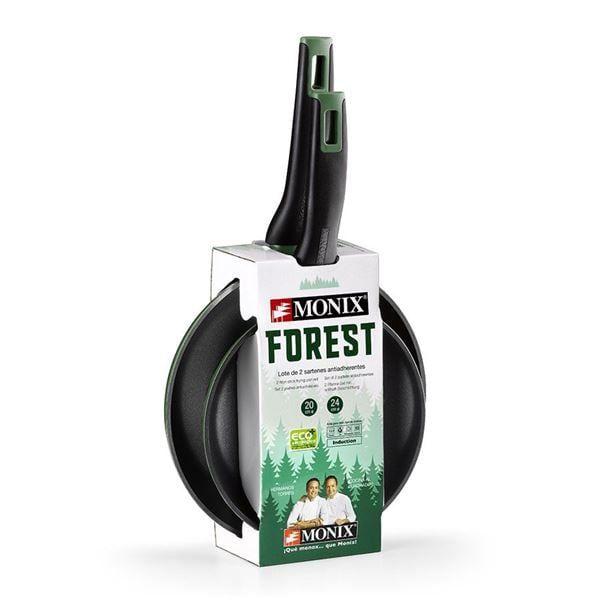 Conjunto de Frigideiras MONIX Forest M501235 (20 cm e 24 cm)