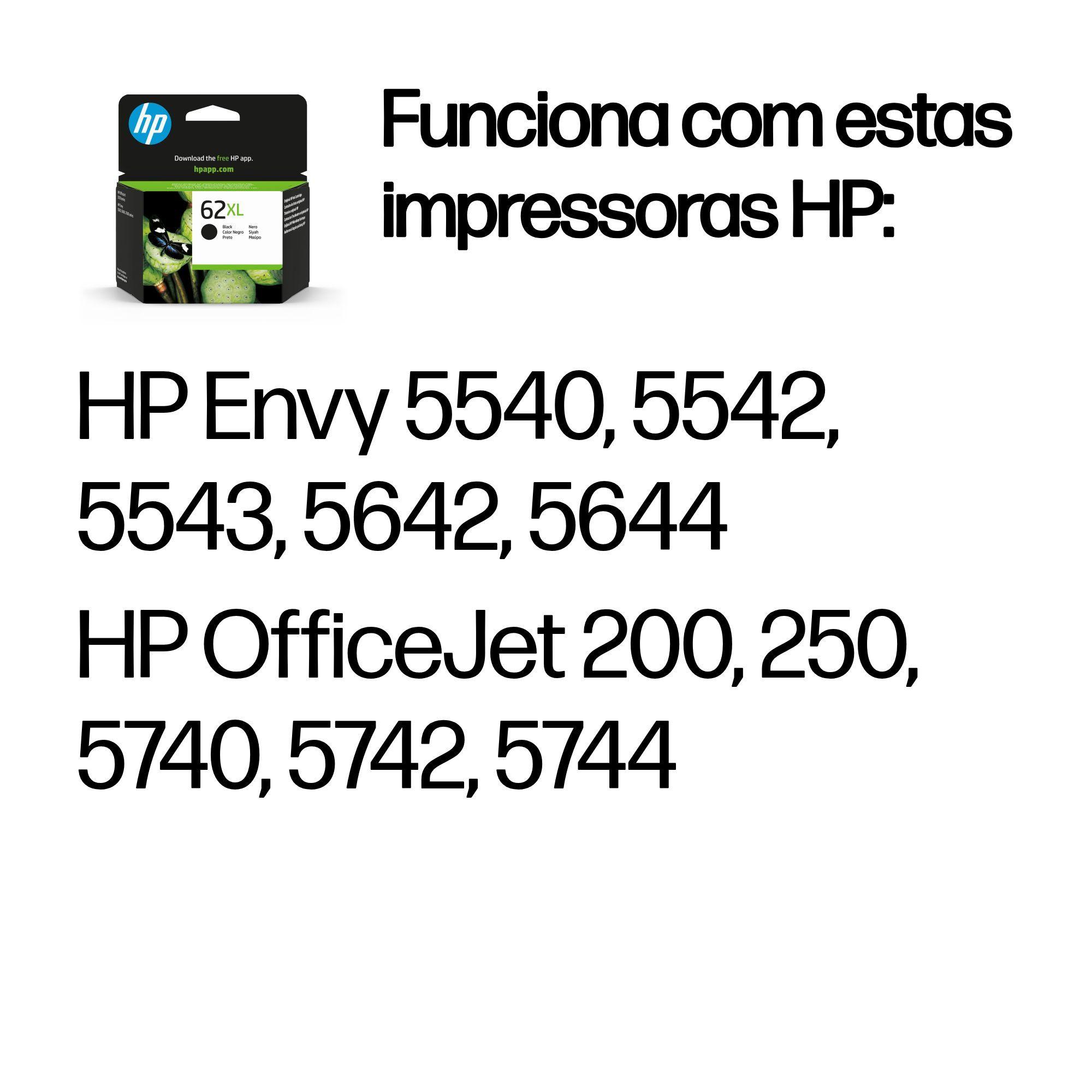 Tinteiro HP 62XL C2P05AE (600 páginas - Preto) — miniatura 2