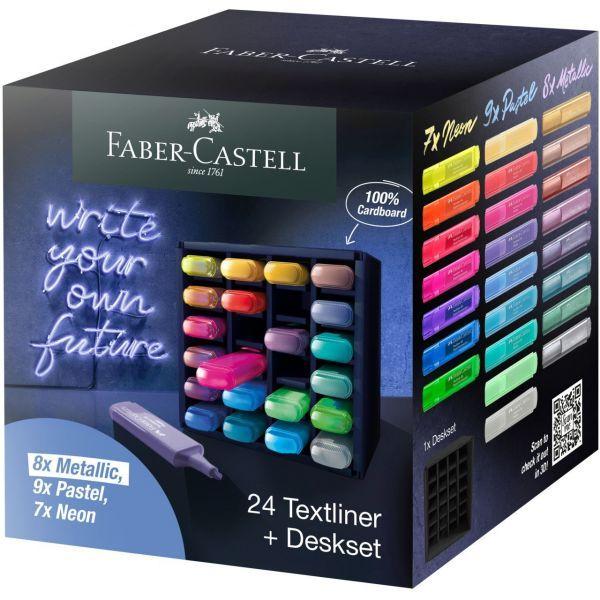 Conjunto de Marcadores FABER-CASTELL FC-254602 (Adolescência - Multicor)
