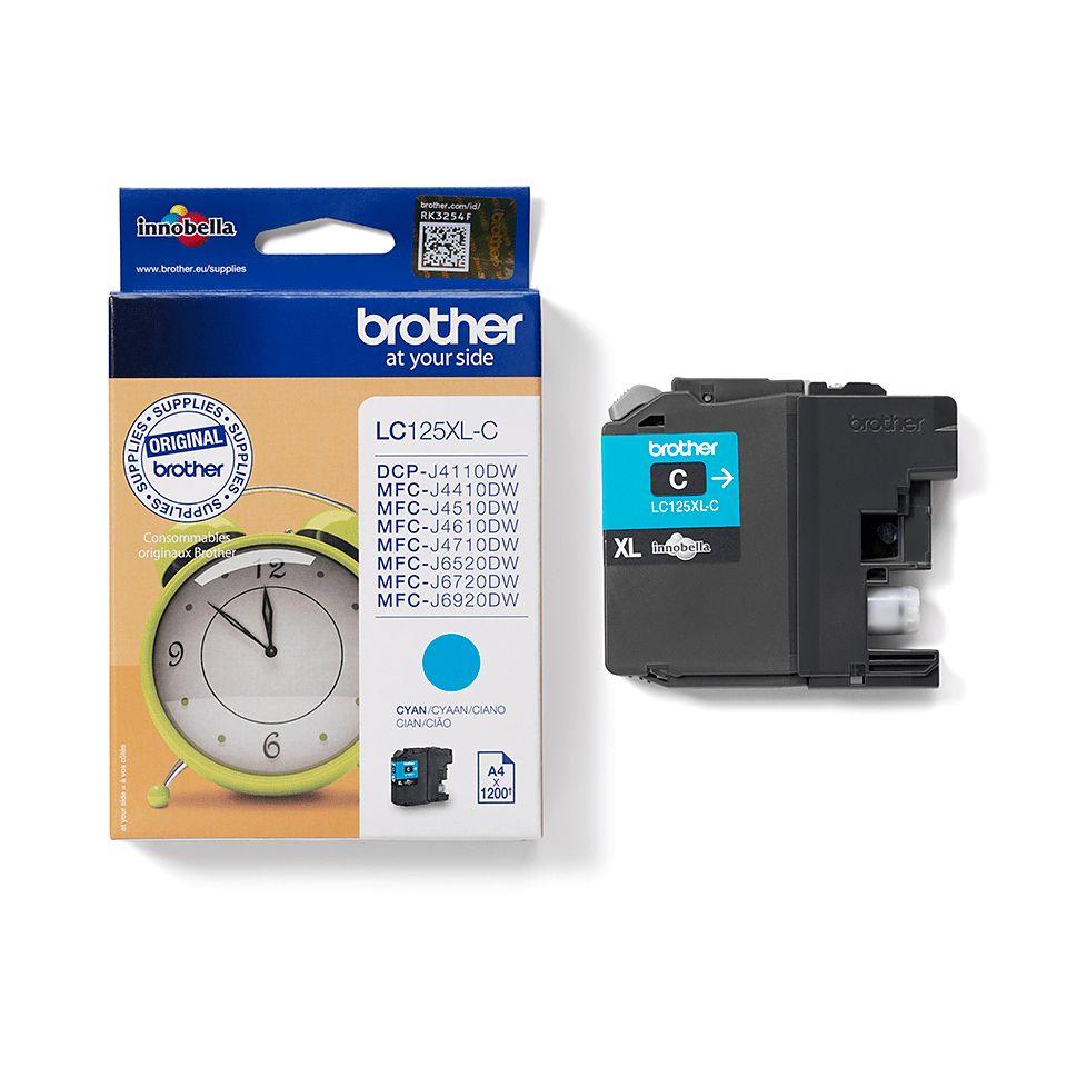 Tinteiro BROTHER LC125XLC (1200 páginas - Ciano) — miniatura 3