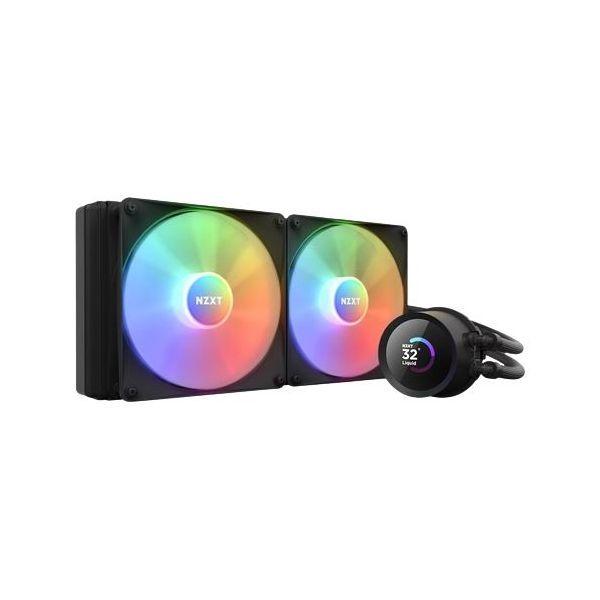 Refrigeração Líquida NZXT Kraken 280 RGB RL-KR280-B1 (Alumínio, Plástico - RGB multicolorida - Preto), miniatura 2