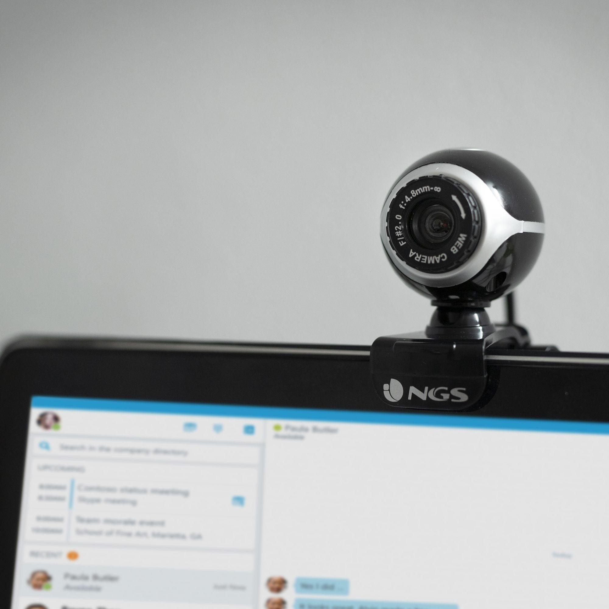 Webcam NGS XpressCam 300 (USB 2.0 - Windows Vista, XP, 2000 - Preto e Prateado) — miniatura 6