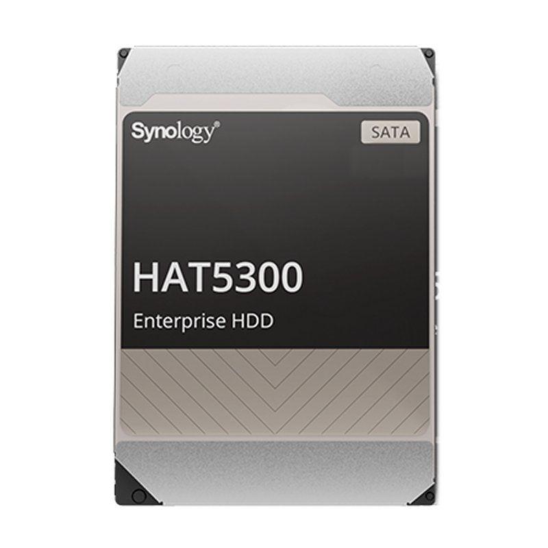 Disco Rígido Interno HDD SYNOLOGY HAT5300-12T (12 TB - 3,5 polegadas - SATA 6 Gb/s - Prateado)