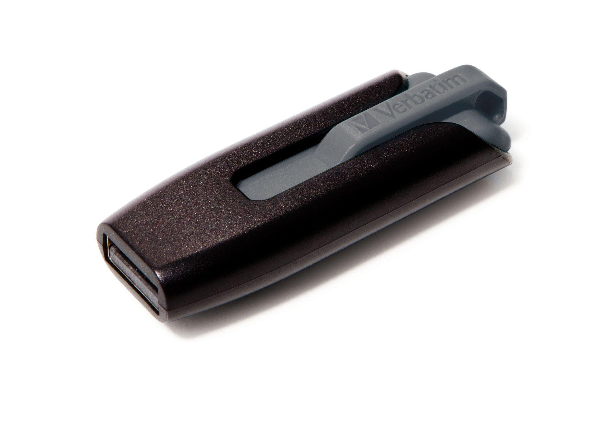 Pen USB VERBATIM Store 'n' Go V3 (USB Type-A - USB 3.2 Gen 1 - Sem tampa - Preto e Cinzento), miniatura 2