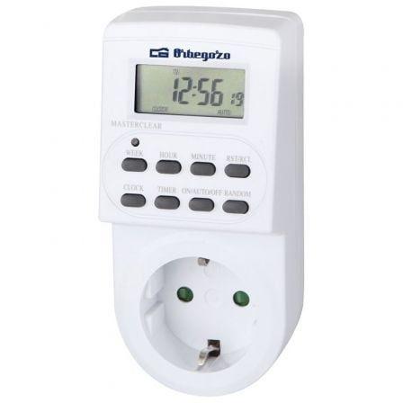 Programador de Tomada Digital Semanal ORBEGOZO PG 20 (Branco)