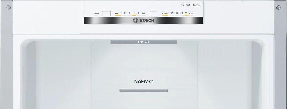 Frigorífico Combinado Independente BOSCH KGN36VLDB (326 L - 186x60x66 cm - 186 cm - Inox) — miniatura 3