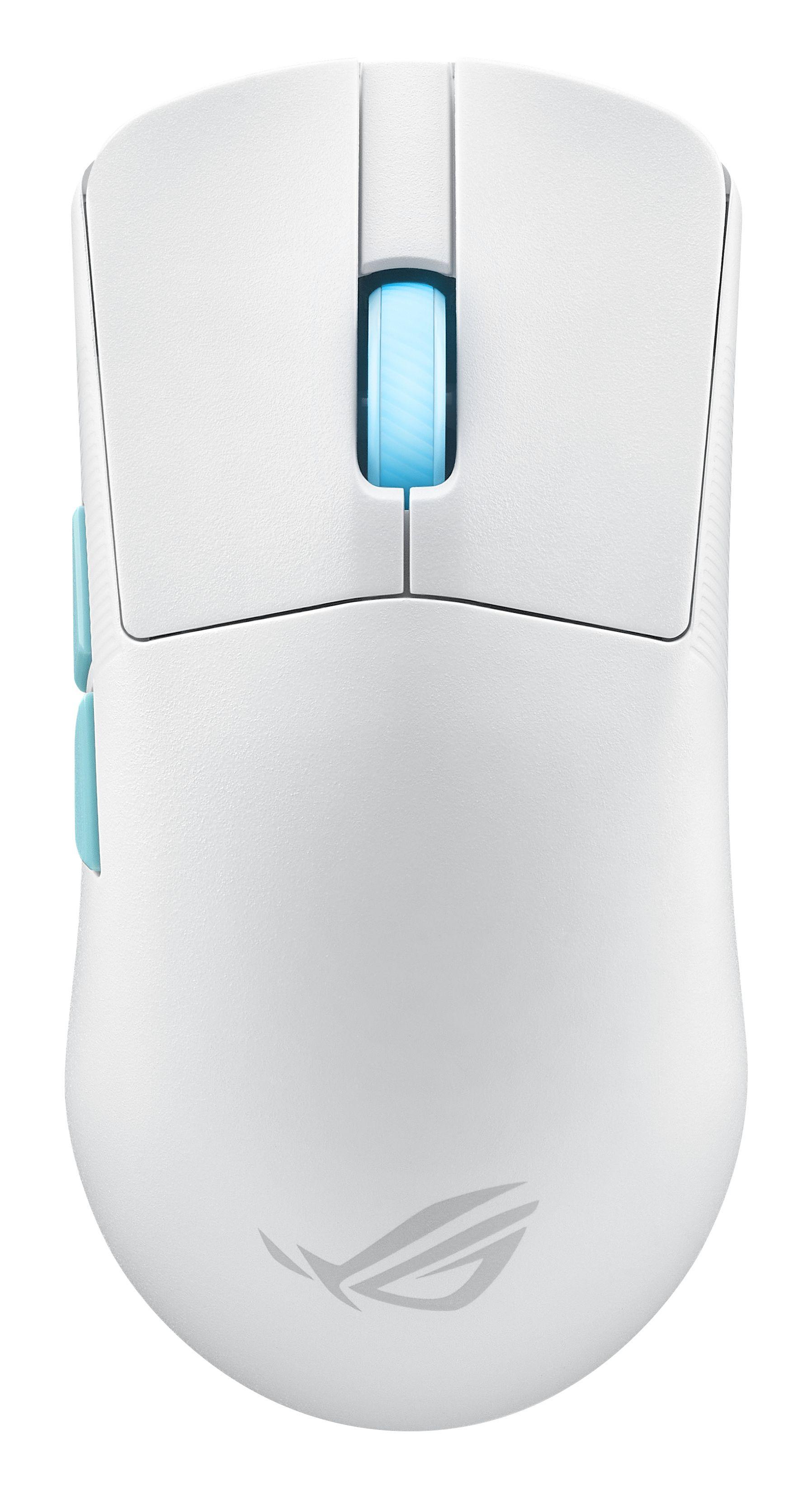 Rato ASUS ROG Harpe Ace Aim Lab Edition (Ambidestro - 36000 DPI - Opto-mecânico - Branco)