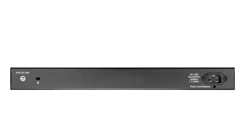Switch D-LINK DXS-1210-12TC/E (10G Ethernet - 240 Gbit/s - L2 - Preto e Prateado) — miniatura 3