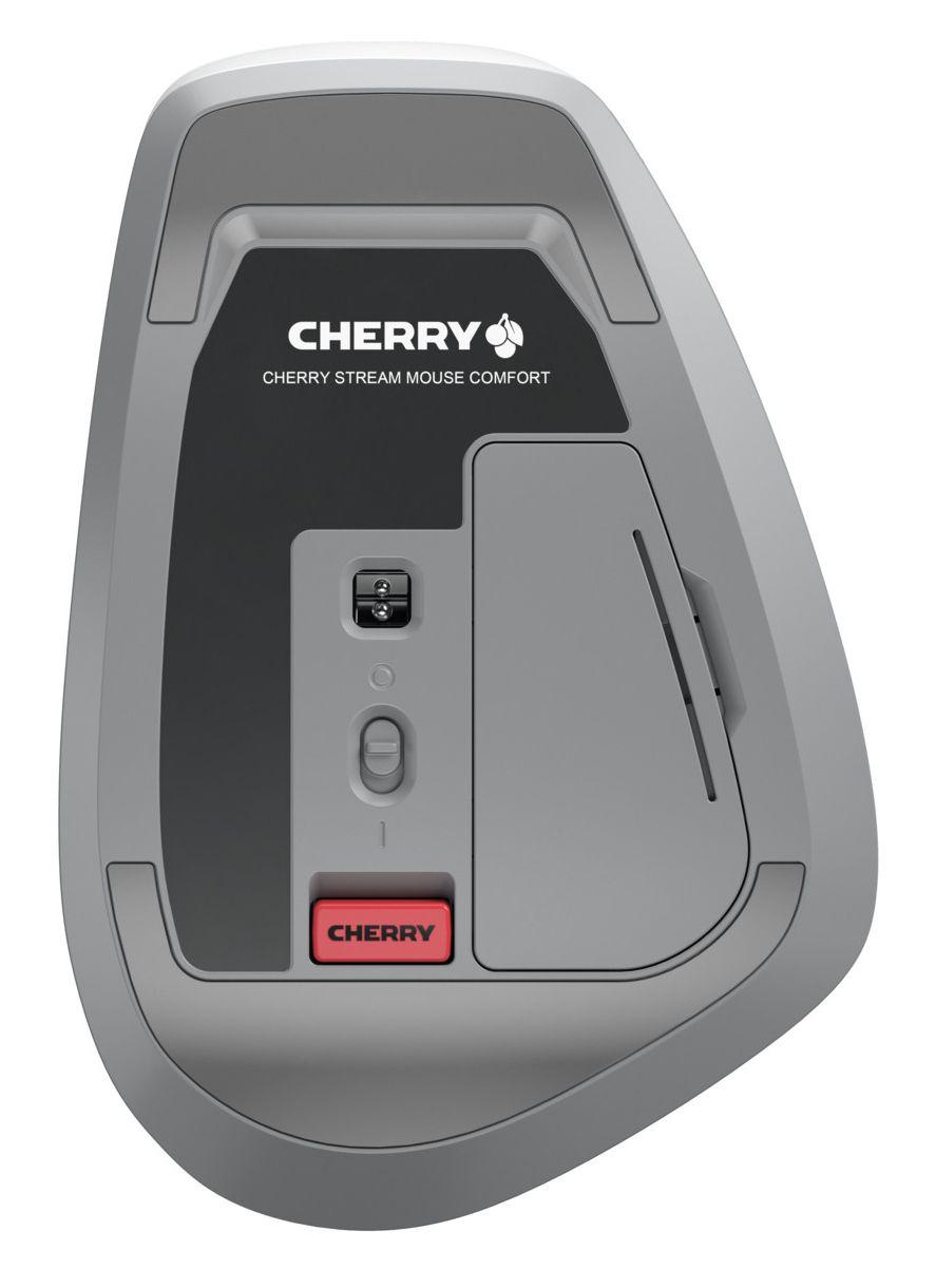 Rato CHERRY STREAM MOUSE COMFORT JW-8550-0 (Mão direita - 4000 DPI - Ótica - Branco e Cinzento) — miniatura 2