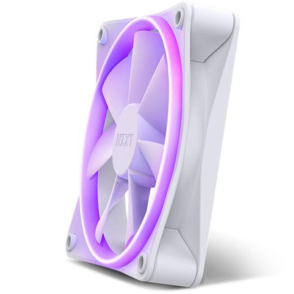 Ventoinha NZXT F120 RGB Triple Pack RF-R12TF-W1 (Plástico e borracha - RGB multicolor - 2,16 W - Branco), miniatura 4