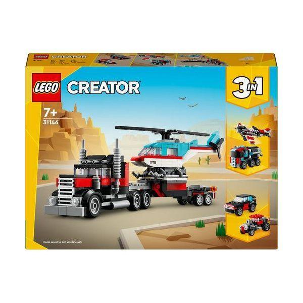 LEGO 31146 Creator Camião de Plataforma com Helicóptero (7+ anos - 270 peças) — miniatura 3