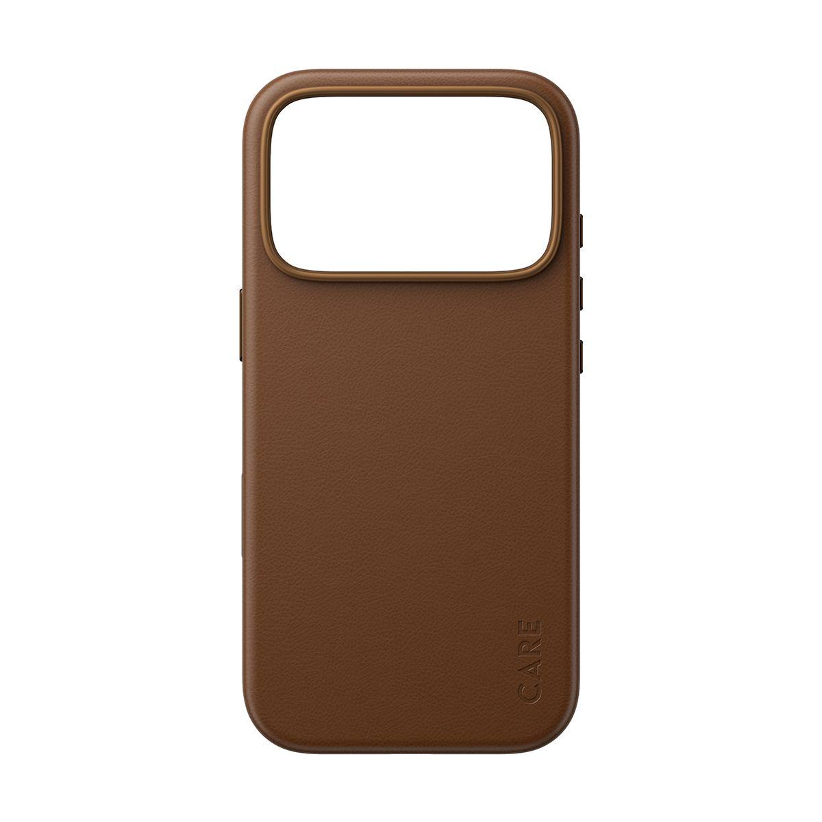 Capa PANZERGLASS CARE em Pele Vegan MagSafe (Castanho) — miniatura 4