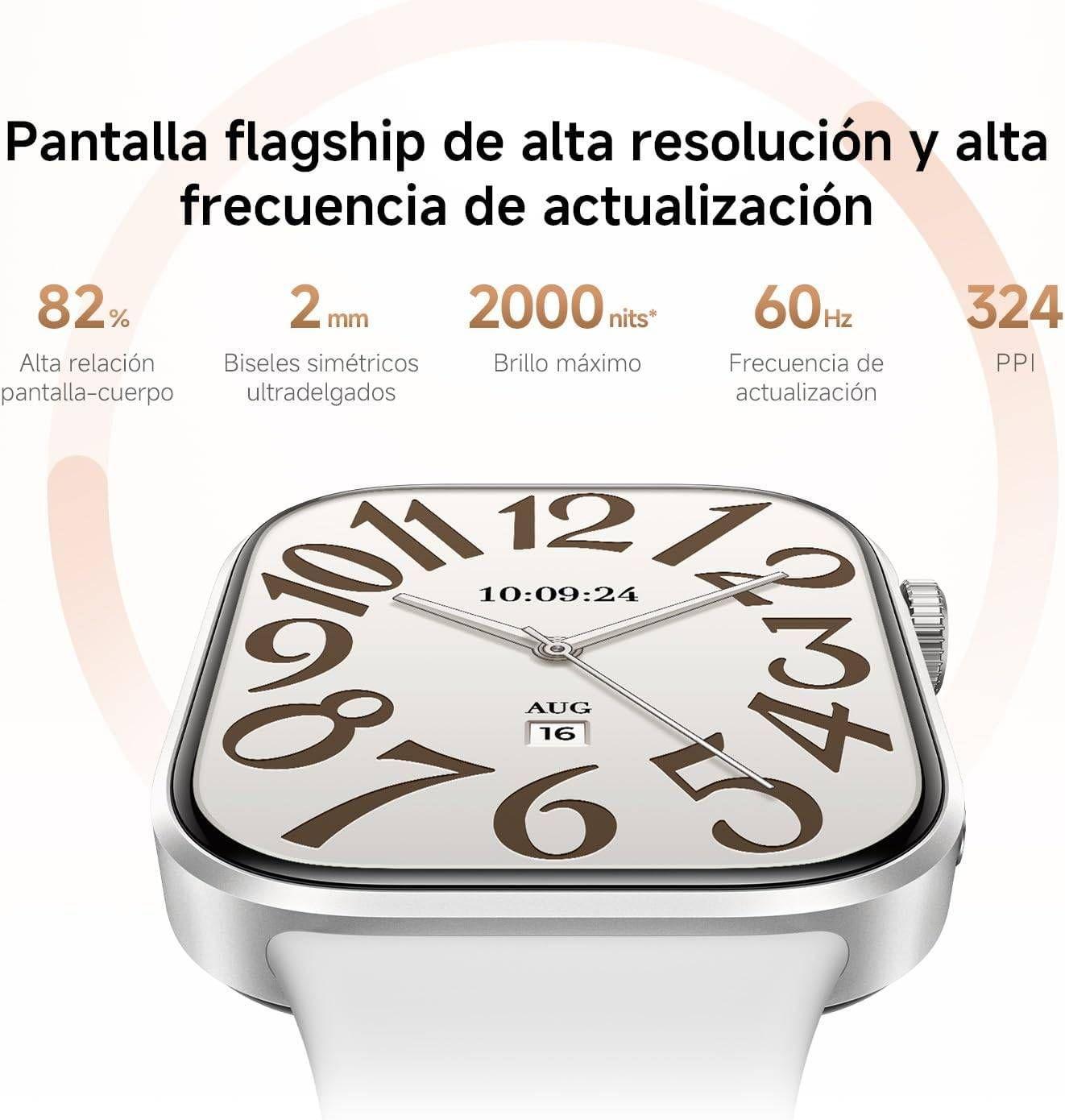 Smartwatch XIAOMI Redmi Watch 6 (AMOLED 2,07" - GPS - Azul Glaciar) — miniatura 4