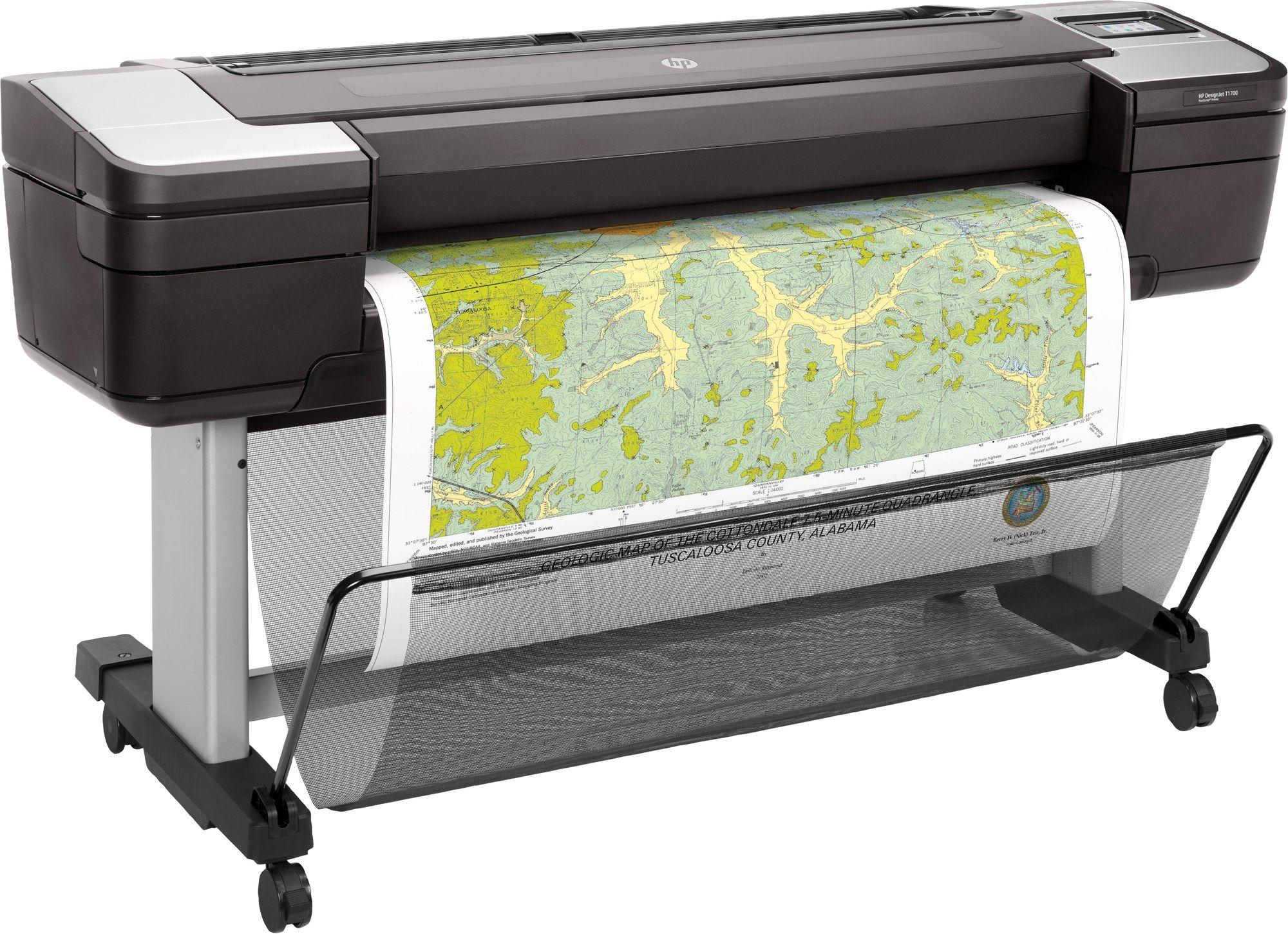 Plotter HP DesignJet T1700 (Com Fios - Preto) — miniatura 3