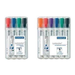 Conjunto de 4 Marcadores de Quadro Branco STAEDTLER Lumocolor 351 B WP4 (Polipropileno)
