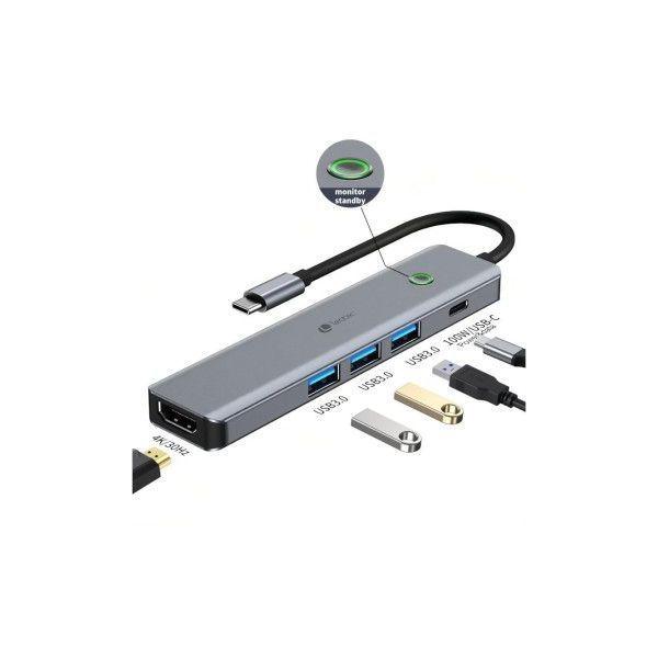 Estação de Ancoragem LEOTEC LEDS05 (Cinzento) — miniatura 2