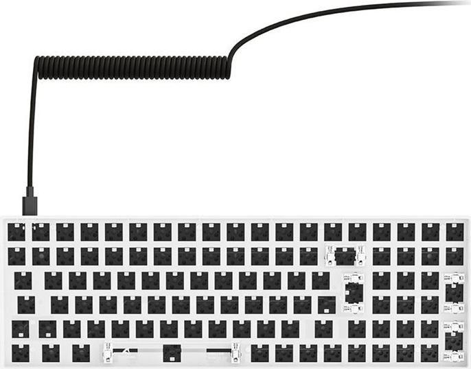 Teclado SHARKOON SKILLER SGK50 S2 Barebone (Branco)