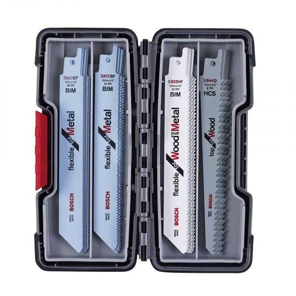 Conjunto de Lâminas para Serra de Sabre BOSCH 2 607 010 902 (20 Peças - Madeira e Metal), miniatura 2