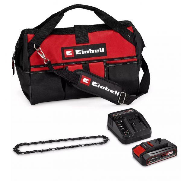 Motosserra de Poda a Bateria EINHELL GE-PS 18/15 Li Bag Kit (18 V - 2,5 Ah - Corte 12,5 cm - Vermelho) — miniatura 2