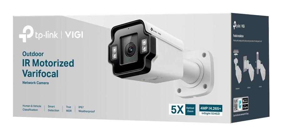 Câmara de Segurança IP TP-LINK VIGI InSight S345ZI (H.264, H.264+, H.265, H.265+ - Exterior - 4 MP - Preto), miniatura 4