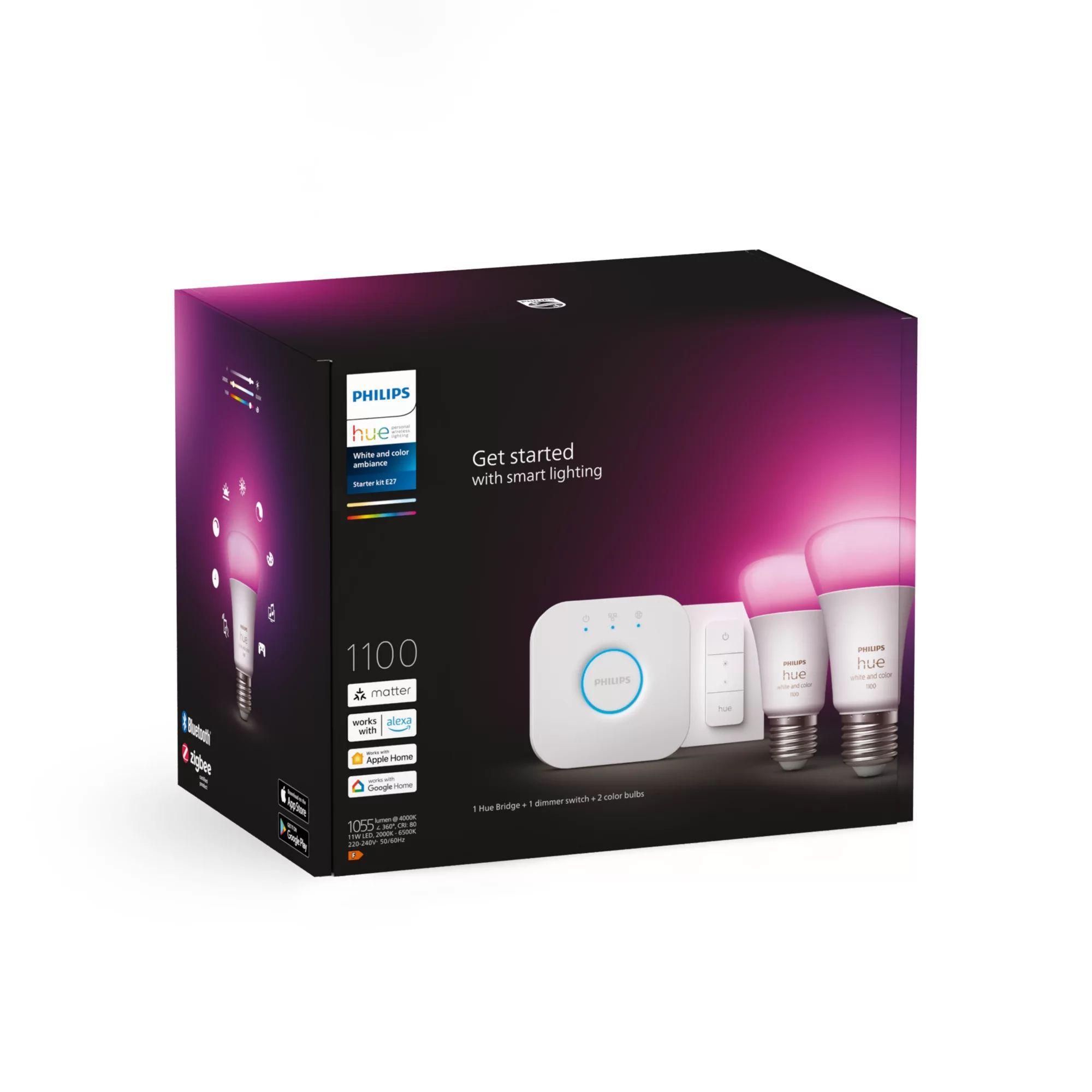 Kit de Iluminação Inteligente PHILIPS Hue White and Color Ambiance 929002468805 (Branco) — miniatura 2