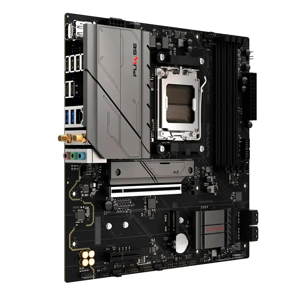Motherboard SAPPHIRE PULSE B850M WIFI (AM5 - micro-ATX - Duplo canal - Preto) — miniatura 3