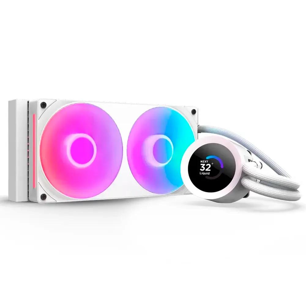 Sistema de Arrefecimento Líquido NZXT Kraken Plus RGB 240 (Ecrã TFT 1,54" - Radiador 240 mm - Branco) — miniatura 2