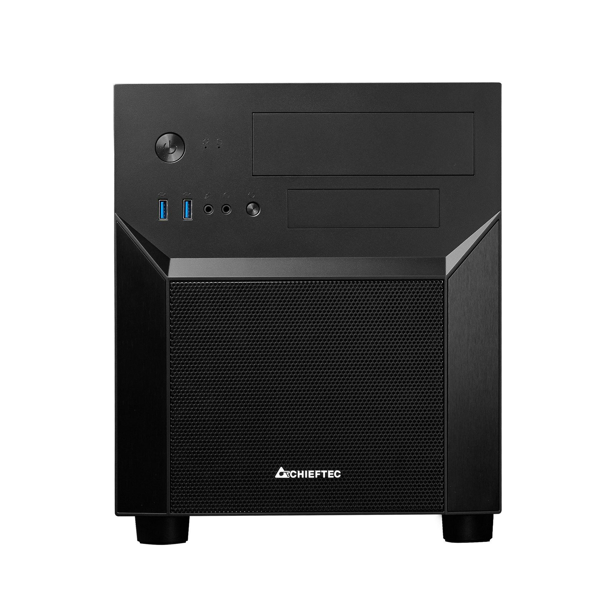 Caixa de Computador CHIEFTEC CI-02B-OP (Micro ATX, Mini-ITX - Cubo - SPCC - Preto) — miniatura 3