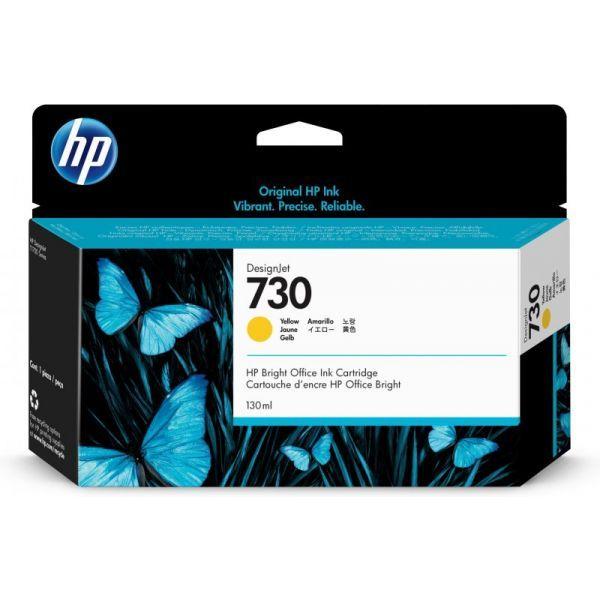 Tinteiro HP 730 P2V64A (Amarelo) — miniatura 3