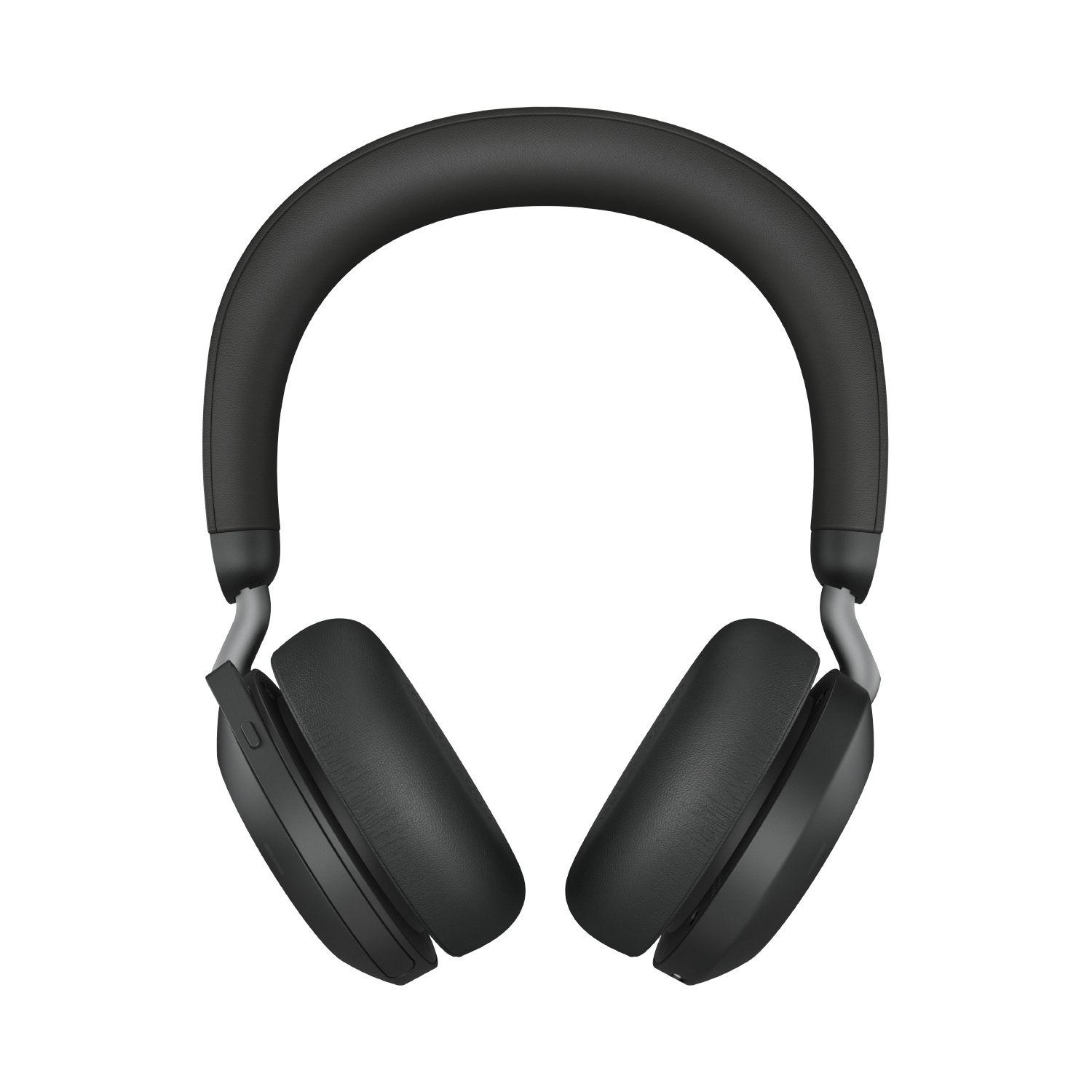 Headset JABRA Evolve2 75 MS Stereo (Binaural - Sem fios - Supra-aural - Preto)