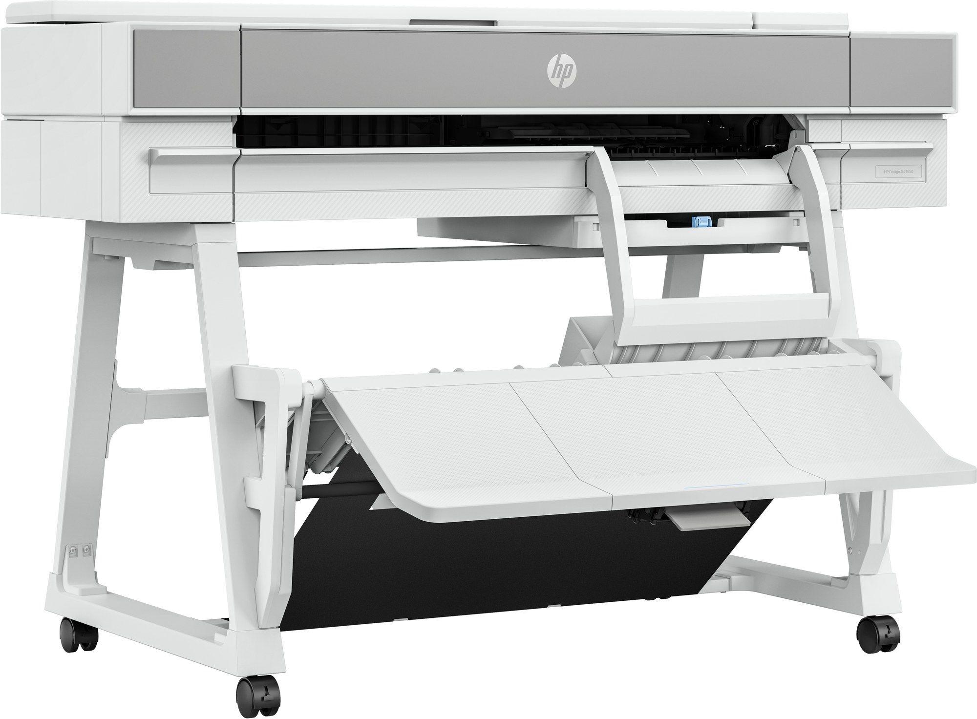 Impressora de Grande Formato HP DesignJet T950 (A0 - 36" - Wi-Fi - Branco) — miniatura 3