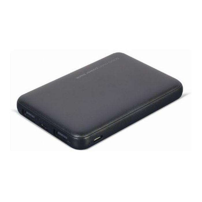 Bateria Externa GEMBIRD PB05-02 (5000 mAh - Micro-USB e USB Tipo-C - Preto) — miniatura 5
