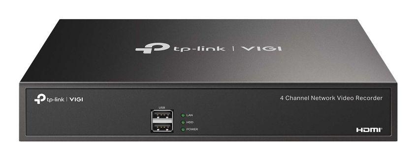 Gravador de Vídeo em Rede TP-LINK VIGI NVR1004H (Preto)