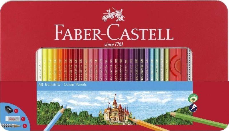 Conjunto de Lápis de Cor FABER-CASTELL Classic 115894 (Metal - Cores Sortidas)
