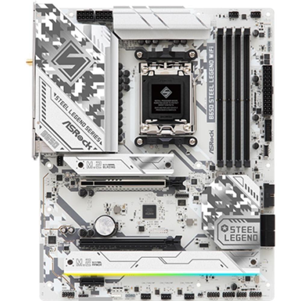 Motherboard ASROCK B650 Steel Legend WiFi (AM5 - AMD Ryzen 7000 Series - ATX)