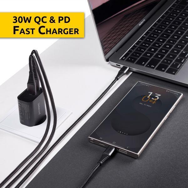 Carregador de Parede USB INTENSO W30AC (30 W - Preto), miniatura 3
