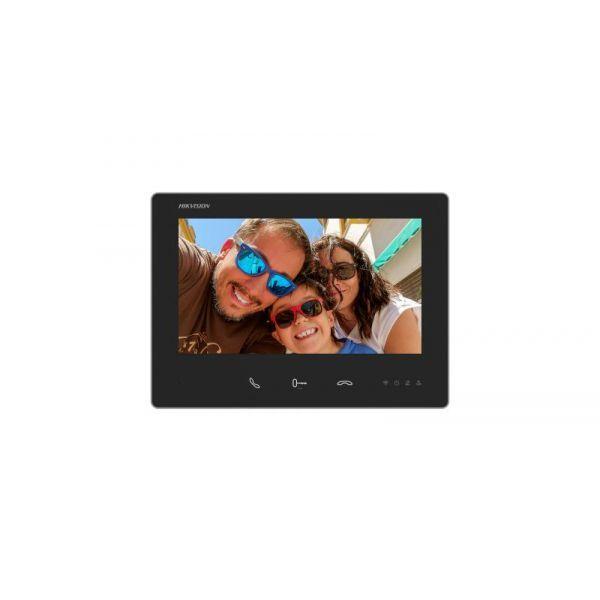 Monitor para Videoporteiro HIKVISION DS-KH7300EY-WTE2 (Ecrã Tátil 7" - 2 Fios HD - Wi-Fi - Preto), miniatura 2