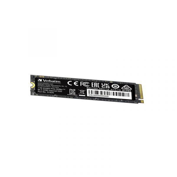 SSD VERBATIM Vi5000 (1 TB - M.2 2280 - PCIe 4.0 NVMe - Preto), miniatura 6
