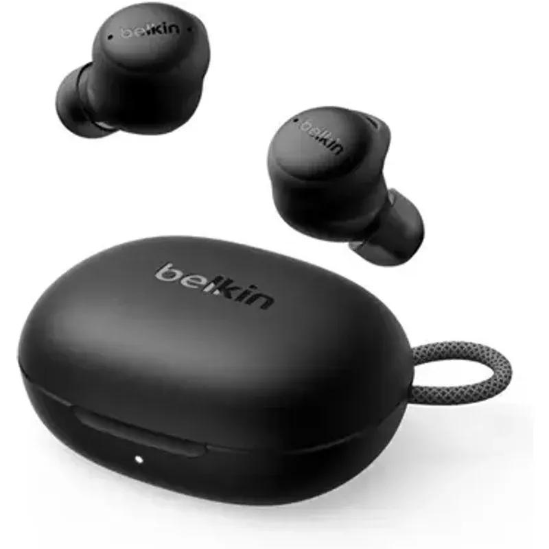 Auscultadores BELKIN SoundForm Isolate AUC017HQBK (Intra-auriculares - Bluetooth - USB Type-C - Preto)