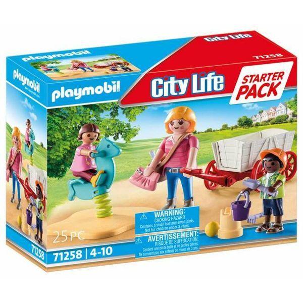 Conjunto de Figuras de Brincar PLAYMOBIL City Life 71258 Educadora com Carrinho (City Life - 4 a 10 anos - Multicor), miniatura 2